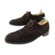 CHAUSSURES JM WESTON DERBY 556 9C 43 FIN DAIM MARRON + POCHONS SUEDE SHOES 850€