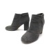 CHAUSSURES CHANEL BOTTINES G29932 39.5 DAIM CHAINE ENTRELACEE POCHON BOOTS 1400€