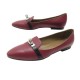 NEUF CHAUSSURES HERMES BALLERINES PEGASE 172093Z 38 CUIR BORDEAUX KELLY 1040€