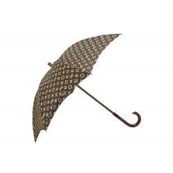 VINTAGE PARAPLUIE LOUIS VUITTON MONOGRAM LV EN TOILE MARRON UMBRELLA BROWN 500€