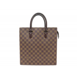 sac cabas louis vuitton sac plat en toile damier enduite ebene et