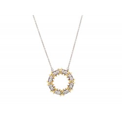 COLLIER PENDENTIF TIFFANY ANNEAU SIXTEEN STONE SCHLUMBERGER 40 NECKLACE 9250€