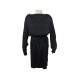 ROBE HERMES NOIR DOS NU L 44 EN SOIE NOIRE BLACK SILK BARE BACK DRESS 2800€