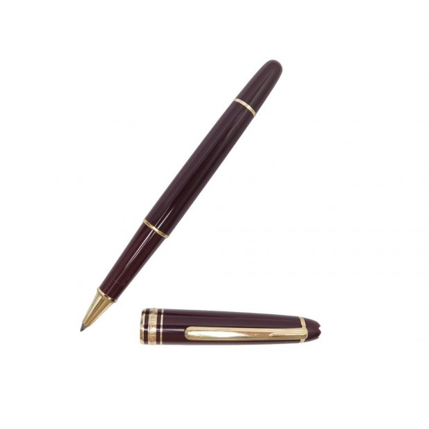 VINTAGE STYLO BILLE MONTBLANC CLASSIQUE MEISTERSTUCK RESINE BORDEAUX PEN 435€