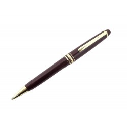 NEUF VINTAGE STYLO BILLE MONTBLANC MEISTERSTUCK CLASSIQUE BORDEAUX BALL PEN 635€