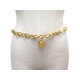 CEINTURE CHANEL CHAINE MEDAILLON T70 EN METAL DORE COLLIER GOLDEN BELT 1810€