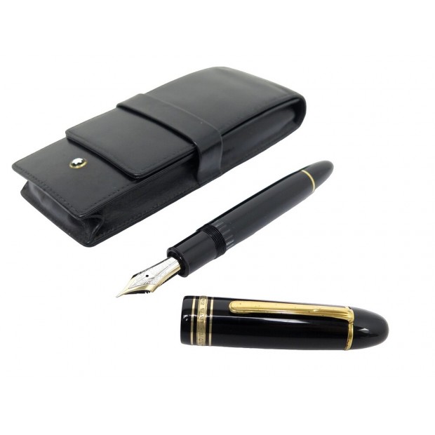 VINTAGE STYLO PLUME MONTBLANC MEISTERSTUCK 149 NOIR MB115384 + ETUI PEN 1200€