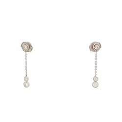 BOUCLES D'OREILLES TIFFANY & CO DIAMONDS BY THE YARD E.PERETTI PLATINE 950 4200€