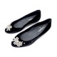 NEUF CHAUSSURES CHANEL BALLERINES STRASS G26088 38.5 EN VELOURS NOIR SHOES 950€