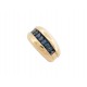 VINTAGE BAGUE CARTIER ODIN CRB4001052 EN OR JAUNE 18K 6 SAPHIRS GOLD RING 9890€