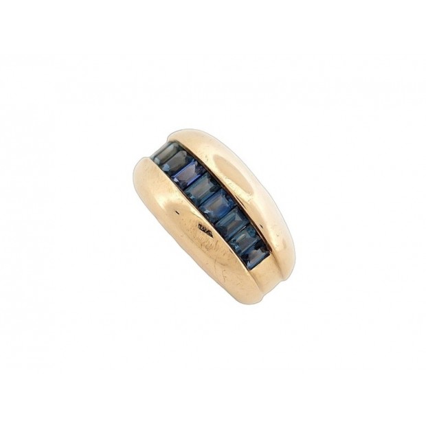 VINTAGE BAGUE CARTIER ODIN CRB4001052 EN OR JAUNE 18K 6 SAPHIRS GOLD RING 9890€