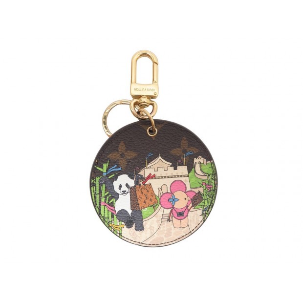 NEUF PORTE CLES LOUIS VUITTON M0050 CHRISTMAS ANIMATION CHINA CHARM KEY HOLDER