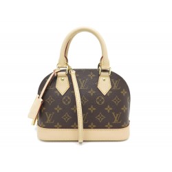 NEUF SAC A MAIN LOUIS VUITTON ALMA BB TOILE MONOGRAM M53152 LEATHER BAG 1550€