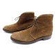 CHAUSSURES CHURCH'S PALMA 9G 43 BOTTINES CHUKKA VEAU VELOURS MARRON BOOTS 550€