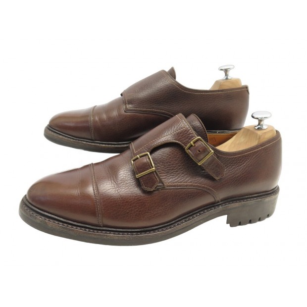 CHAUSSURES JOHN LOBB WILLIAM COUSU NORVEGIEN MOCASSINS BOUCLES 10.5E 44.5 1390€