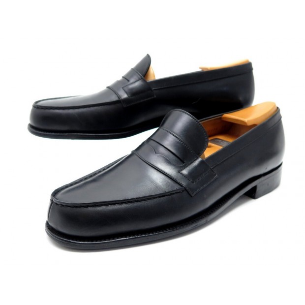 CHAUSSURES JM WESTON MOCASSINS 180 7.5 41.5 FIN CUIR + EMBAUCHOIRS LOAFERS 850€