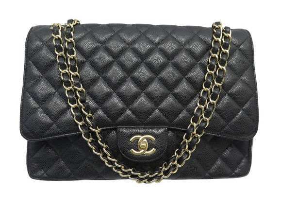 sac a main chanel maxi classique jumbo timeless cuir