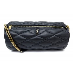 NEUF SAC A MAIN SAINT LAURENT SADE SMALL TUBE 712706 CUIR NOIR MATELASSE 1390€