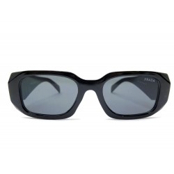 NEUF LUNETTES DE SOLEIL PRADA SYMBOLE SPR17WS NOIRES NEW BLACK SUNGLASSES 370€