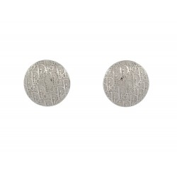 NEUF BOUCLES D'OREILLES CHRISTIAN DIOR CLIP GRAVURE DIOR OBLIQUE EARRINGS 450€