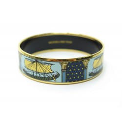 NEUF BRACELET MICHAELA FREY FREYWILLE 19 CM EMAIL IMPRIME BATEAU BANGLE 815€