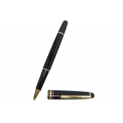 STYLO MONTBLANC MEISTERSTUCK CLASSIQUE DORE ROLLERBALL RESINE RESIN PEN 495€