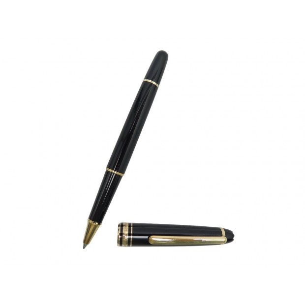 STYLO MONTBLANC MEISTERSTUCK CLASSIQUE DORE ROLLERBALL RESINE RESIN PEN 495€