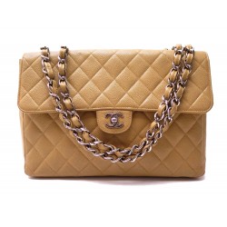 SAC A MAIN CHANEL TIMELESS CLASSIQUE JUMBO BANDOULIERE CUIR MATELASSE BAG 10500€