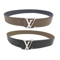 CEINTURE LOUIS VUITTON LV INITIALES REVERSIBLE 30MM 100 M9013S CUIR BELT 610€