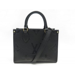 NEUF SAC A MAIN LOUIS VUITTON ONTHEGO PM CUIR MONOGRAM EMPREINTE HAND BAG 2600€