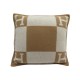 COUSSIN HERMES AVALON PM EN LAINE & CACHEMIRE CAMEL WOOL CASHMERE PILLOW 645€