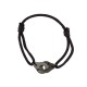 NEUF BRACELET DINH VAN MENOTTES R12 EN ARGENT MASSIF 925 PLAQUE NOIR SILVER 400€