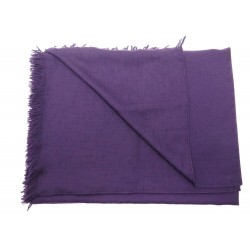 PLAID HERMES COUVERTURE 190 X 140 CM EN CACHEMIRE VIOLET PURPLE BLANKET 1600€