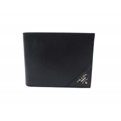 NEUF PORTEFEUILLE PRADA HORIZONTAL CUIR SAFFIANO 2M0114 PORTE CARTES WALLET 560€