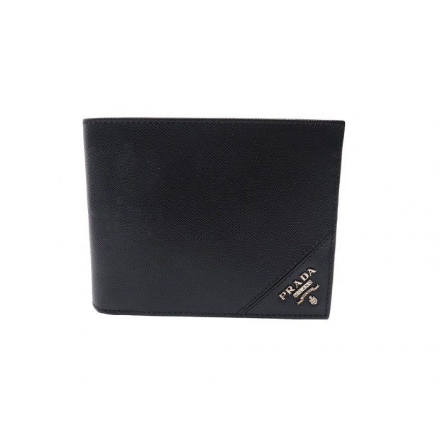 NEUF PORTEFEUILLE PRADA HORIZONTAL CUIR SAFFIANO 2M0114 PORTE CARTES WALLET 560€