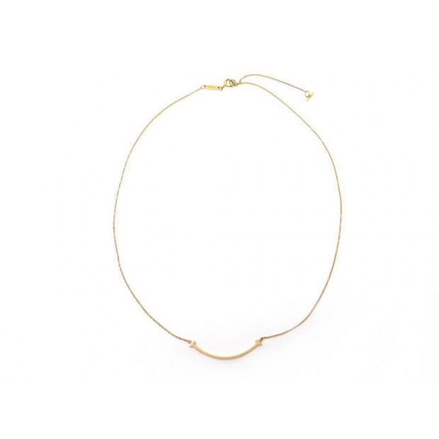 COLLIER TIFFANY & CO SMILE SMALL 60011679 EN OR JAUNE 18K GOLD NECKLACE 1200€