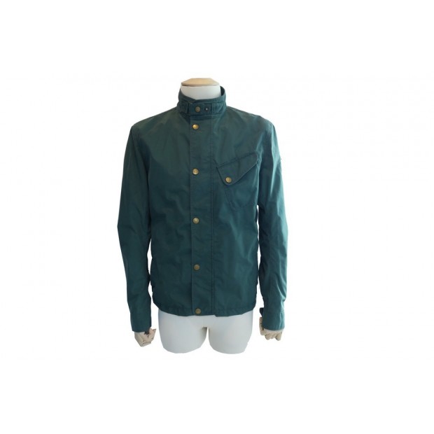 BLOUSON MATCHLESS XL L 50 EN NYLON VERT VESTE POUR HOMME COUPE VENT JACKET 500€