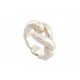 BAGUE HERMES TORSADEE T54 EN ARGENT MASSIF 925 + BOITE TWISTED SILVER RING 505€