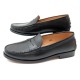 NEUF CHAUSSURES TOD'S GOMMINO 36.5 IT 37.5 FR MOCASSINS CUIR NOIR SAC SHOES 340€