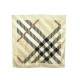 FOULARD BURBERRY CARRE 90 CM EN SOIE BEIGE TARTAN CHECK LIGNES SILK SCARF 415€