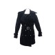 NEUF MANTEAU CHANEL TRENCH VELOURS P339903 L 42 NOIR BLACK VELVET COAT 6000€