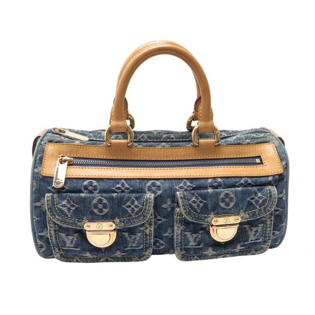 SAC A MAIN LOUIS VUITTON NEO SPEEDY EN TOILE DENIM MONOGRAM M95019 PURSE 1600€