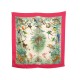 FOULARD HERMES EQUATEUR ROBERT DALLET CARRE EN SOIE ROSE PINK SILK SCARF 350€