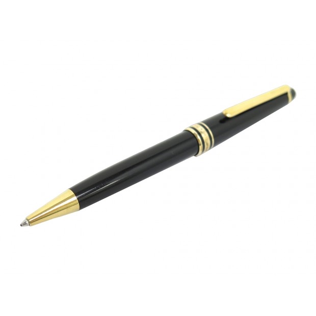 STYLO BILLE MONTBLANC MEISTERSTUCK CLASSIC DORE 10883 EN RESINE NOIR PEN 425€