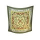 CHALE HERMES EARLY AMERICA PERRIERE EN CACHEMIRE ET SOIE VERT SCARF SHAWL 1180€