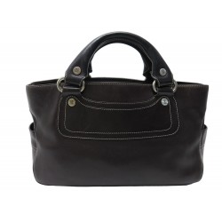 SAC A MAIN CELINE BOOGIE EN CUIR MARRON LEATHER BROWN HAND BAG PURSE 990€