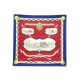 VINTAGE FOULARD HERMES LOUVETERIE ROYALE 1961 CHARLES HALLO CARRE SCARF 460€