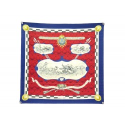 VINTAGE FOULARD HERMES LOUVETERIE ROYALE 1961 CHARLES HALLO CARRE SCARF 460€