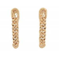 NEUF BOUCLE D'OREILLES LOUIS VUITTON LV GET DRESSED M00641 METAL EARRINGS 490€