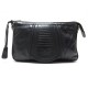 SAC A MAIN DOLCE & GABBANA POCHETTE EN CUIR NOIR LOGO D&G CLUTCH HAND BAG 400€